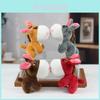 Adorable Creative Donkey Plush Toy Keychain Cute Short Plush Animal Ornament Gift