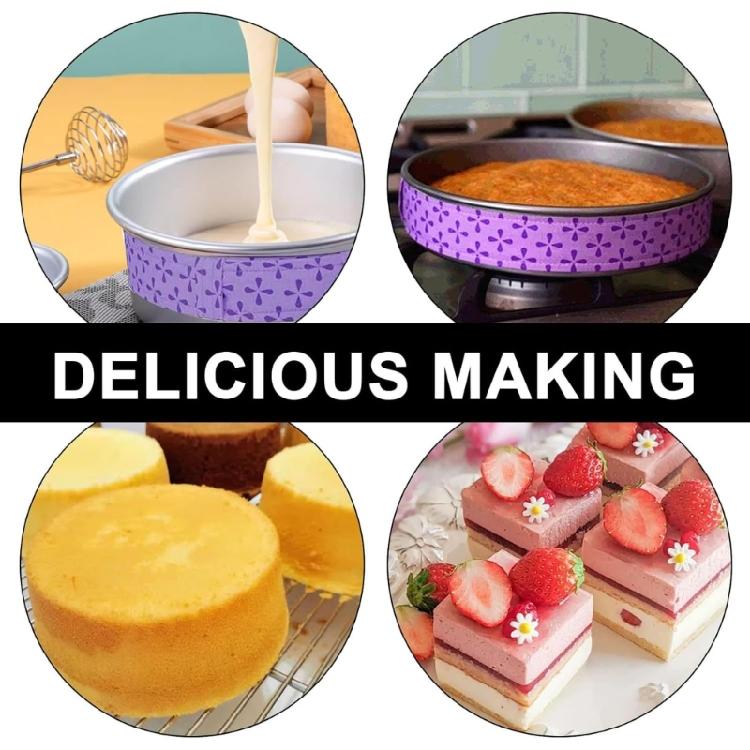 Adjustable Baking Strips for Cake Heat Resistant Reusable Uniform Baking Solution