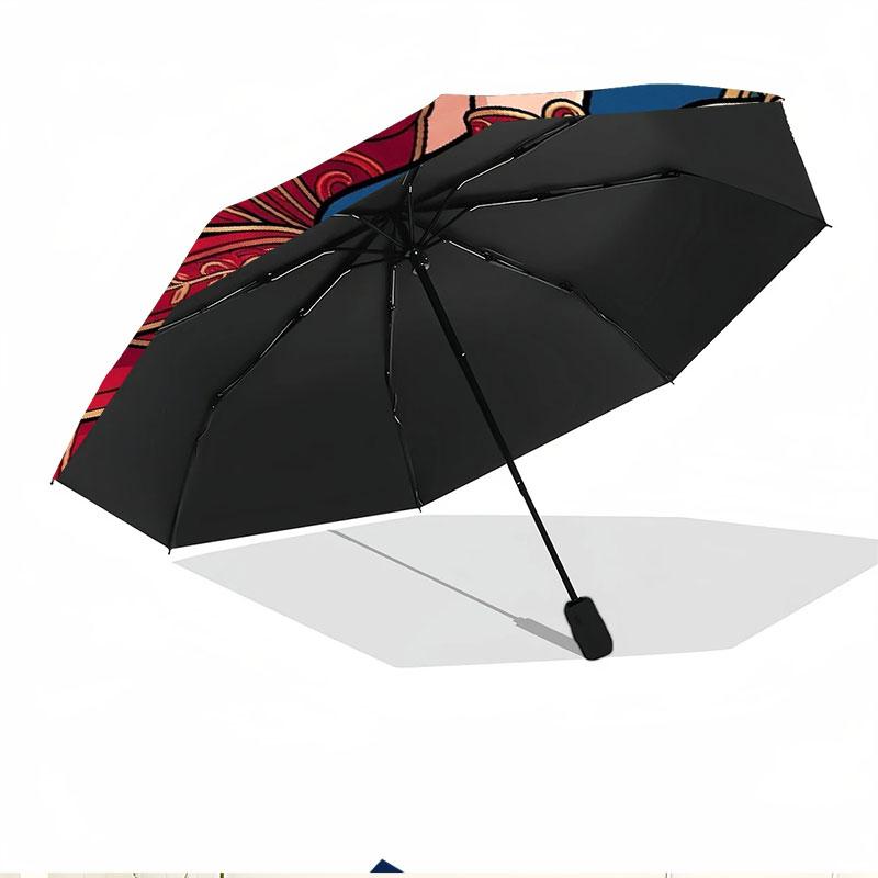 Betty Boop Print Automatic Open Close Umbrella, Portable Foldable Umbrella, for Outdoor Commute Camping Trip, Ideal Birthday Gift