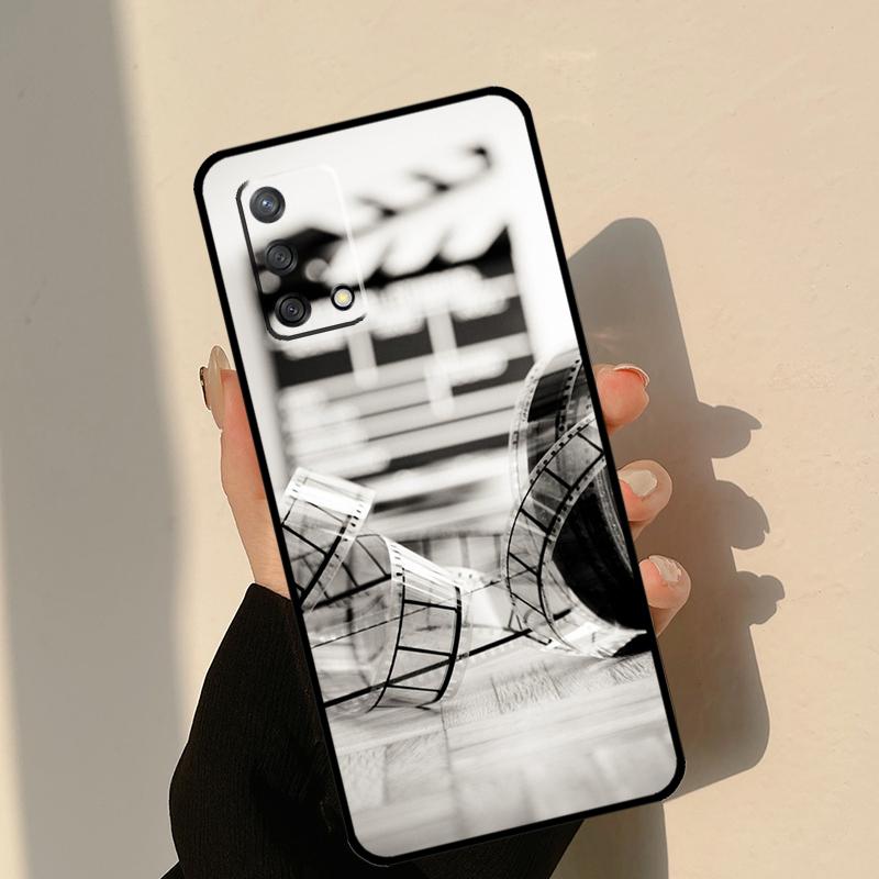 Clapper Board Case For Oppo A80 A60 A40 A15 A16 A17 A57 A94 A74 A54 A76 A96 A18 A38 A58 A78 A98 A6 A5 Pro