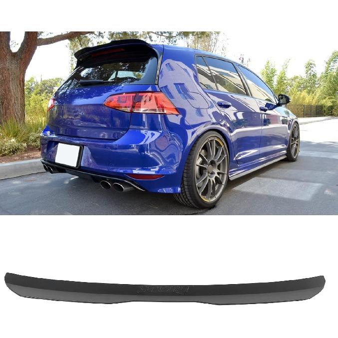 Rear Roof Spoiler, Universal Roof Spoiler Wing Extension Lip for Two Compartment Vehicles Fit for Seat MK1 MK2 MK3 MK4 MK5 MK6 MK7 2000 2021 ABS