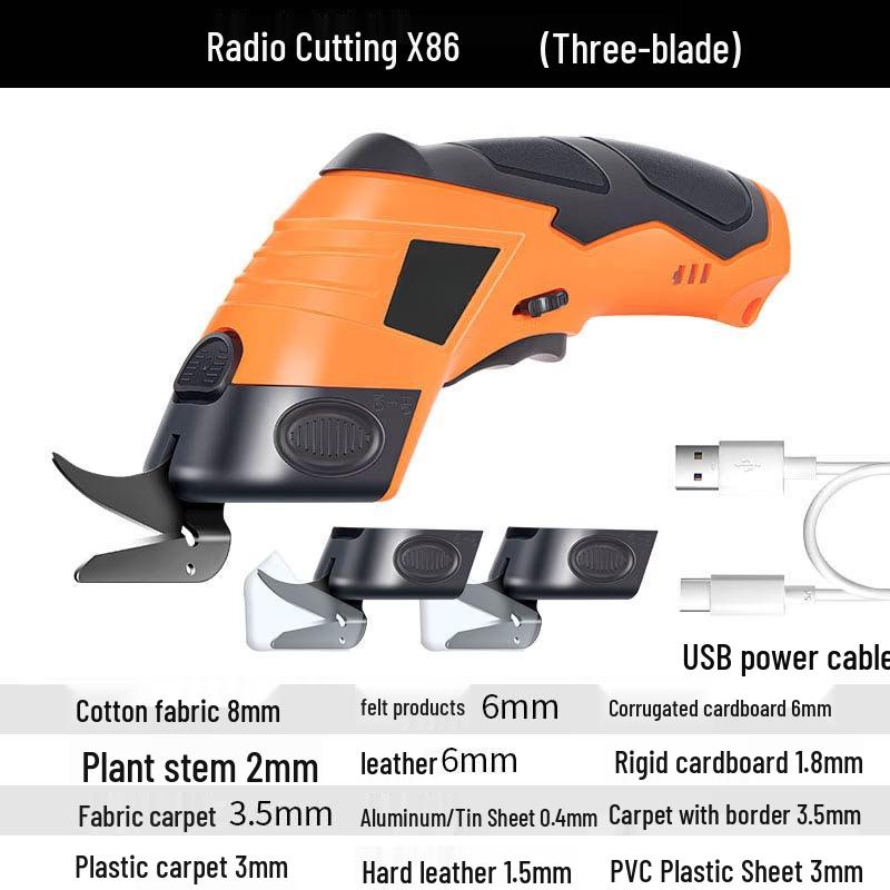 Wireless Electric Fabric Shears X86 CN plug (adapter included)