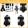 Grok Virtual Girl Halloween Cosplay Costume With Short Skirt For Anime Game Fans