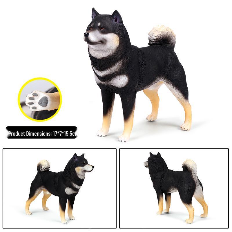 Large Shiba Inu & Akita Inu Dog Simulation Model Toy Ornament