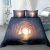 Beautiful Scenic Duvet Cover Set 3D Print Landscape Bedding Set Polyester Comforter Cover With Pillowcases For Kids Men Women