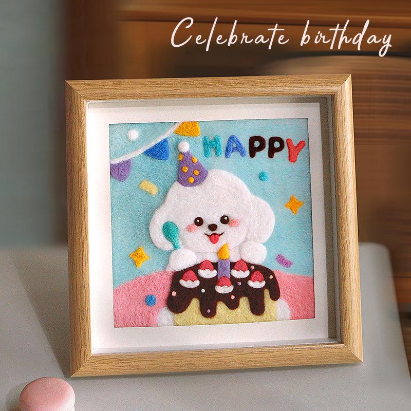 Yün Keçe DIY Kiti: Yaratıcı Hediyeler İçin El Yapımı Süsler ve Kolyeler