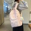 Schoolbag High Value Backpack Small Fresh Sweet Junior High School College Student Schoolbag Large Capacity Casual Versatile Backpack