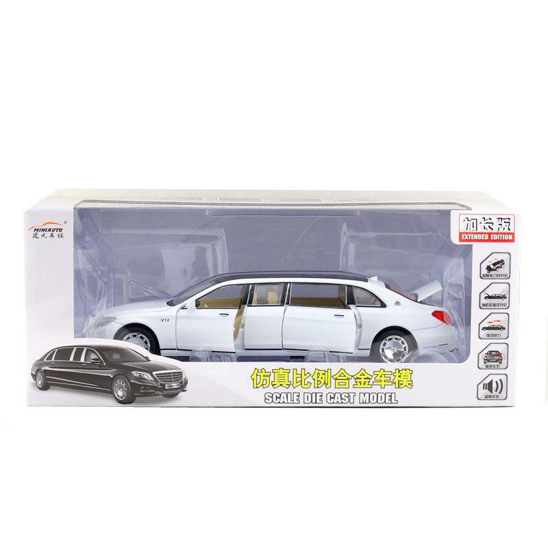 Maybach Benz Car Model Alloy Childrens Toy With Acousto Optic Design Gift For