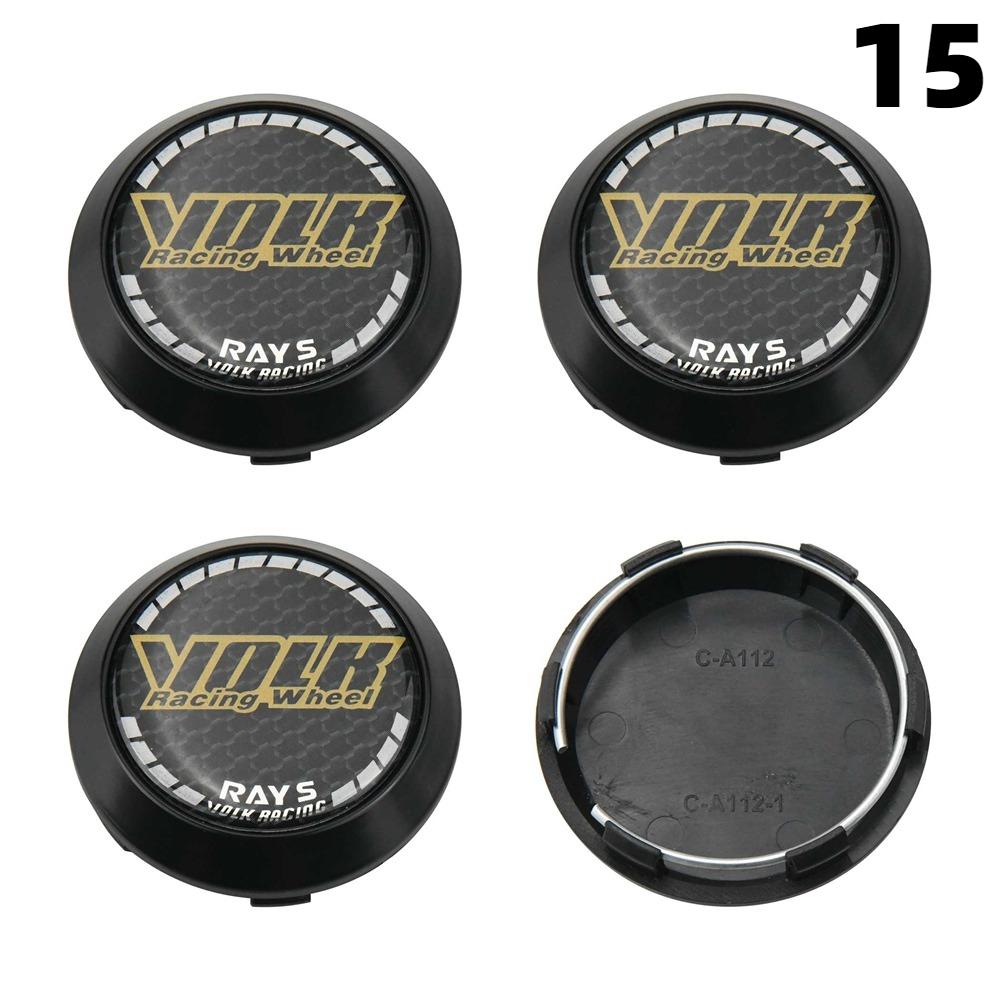 DBS3 4PCS New 64MM OD / 60MM ID Cap For Rims RAYS VOLK VR GRAM Emblem Wheel Center Cap Sport Car Logo Wheel Cover Hub caps