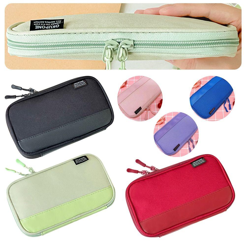 Ultra-thin Pencil Case Portable Stationery Pouch New Pen Bag Students Gift