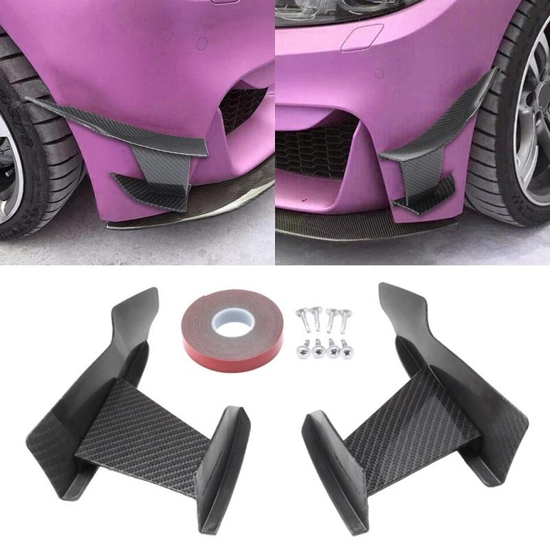 For BMW F80 F82 4/3 Series 2015-  Car Styling Front Bumper Scratch Strip Lip Diffuser Splitter Spoiler Scratch