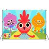 S-Super S-Simple Songs Cartoon Photographic Background, Children's Parties Background, Photo Session Sign