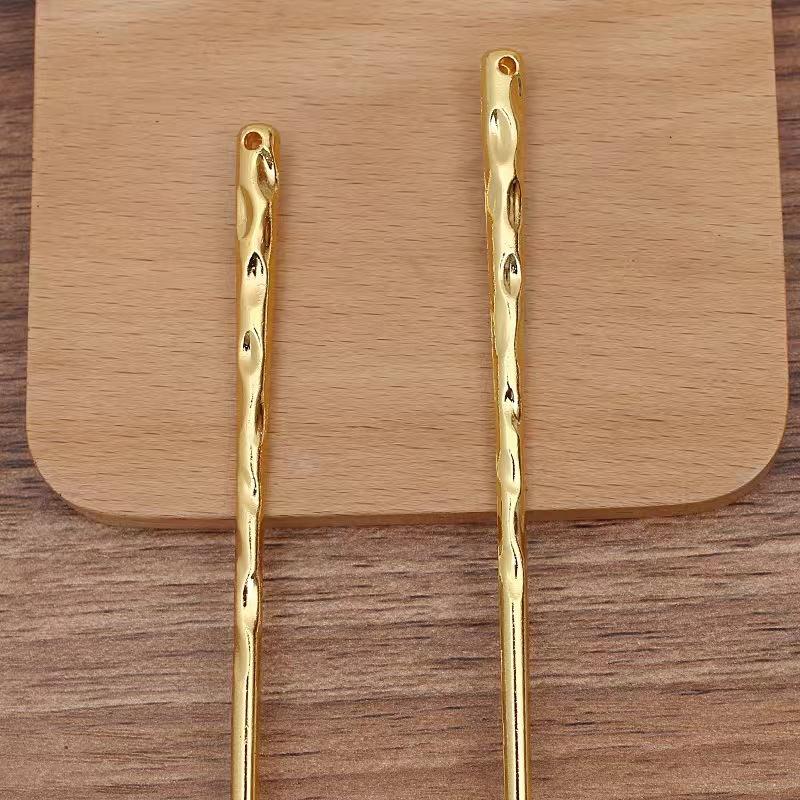 Alloy Straight Stick Hairpin, Female Back Head Disc Hair Artifact, High-End Hairpin, Simple And Fashionable, Modern Ball Head Hairpin