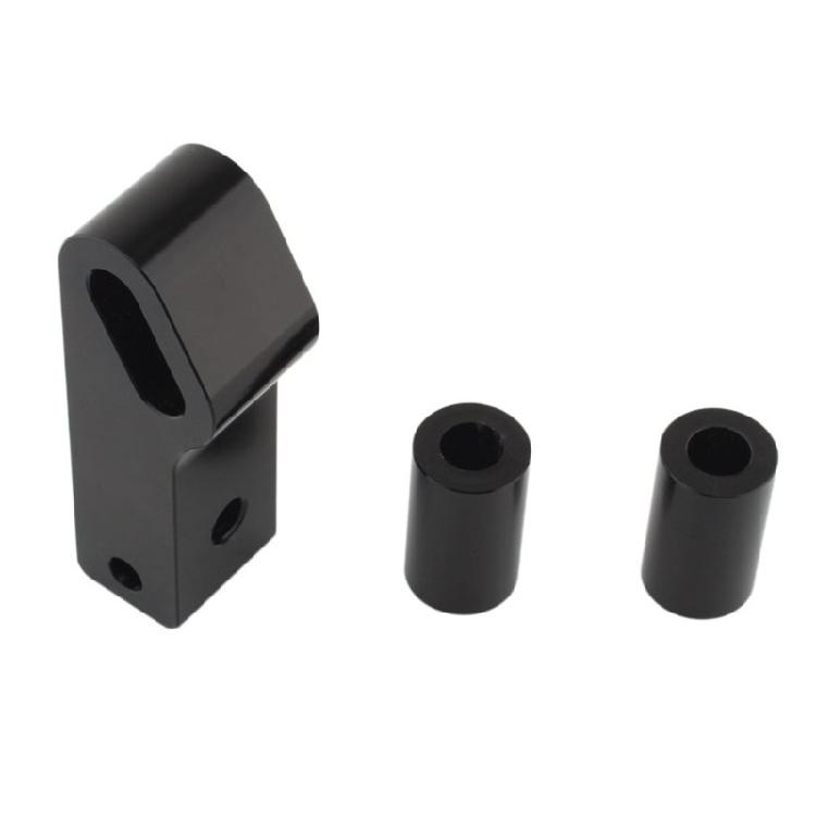 Кронштейн крепления фары мотоцикла Усилитель Support Высокопрочный алюминиевый сплав Профессиональная запчасть для ремонта Быстрая сборка чёрный