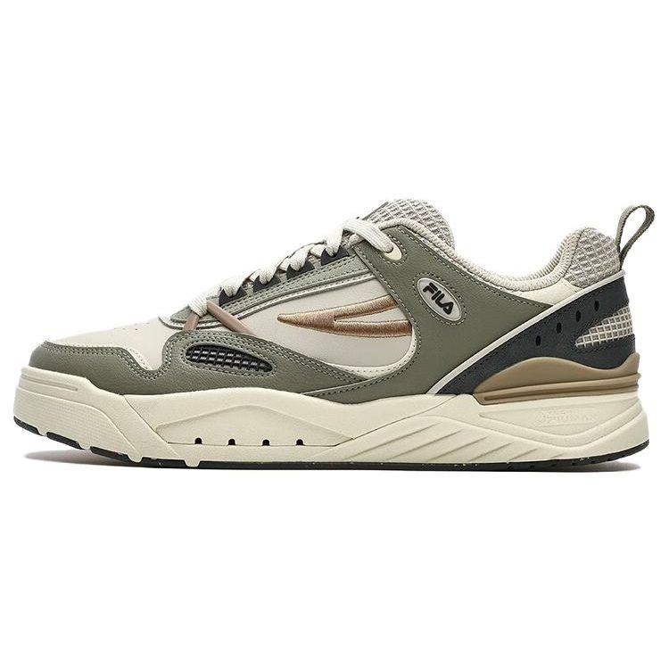 Fila Slam Fabric Synthetic Leather Comfortable Daily Shock Absorption Wear-Resistant Support Lightweight Low-Top Casual Shoes F12M341208FSO