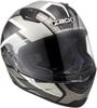 Celoobličejová přilba TNK Industries Half Mud Velikost M [Speed ​​Pit] ZF-4 černá/stříbrná