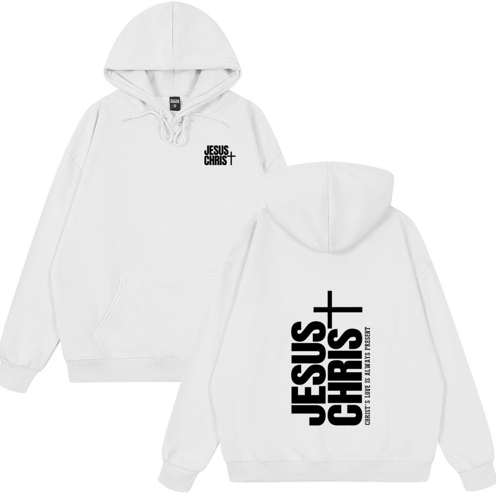 Jesus Christian Bible Verse Faith Hoodies Men Women Clothing Fashion Harajuku Sweatshirts Fleece Casual Long Sleeves Winter Tops