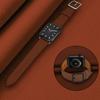 Simple First Layer Calfskin Ultra Leather Watch Strap 49mm Replacement for Apple Watch Ultra All Series Premium Wristband Accessory