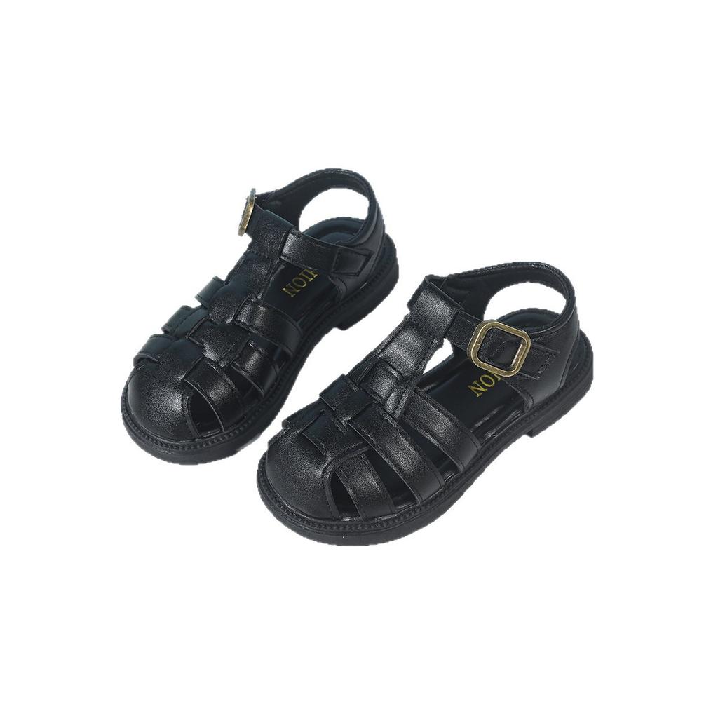 Summer Girl Soft Sole Roman Sandals Baby Princess Closed Toe Shoes Children Non Slip Beach Shoes