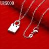 925 Sterling Silver Exquisite Handbag Pendant Necklace - Stylish Wedding Jewelry