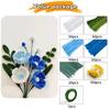200 Pcs Pipe Cleaner Flowers Kit DIY Art Flower Bouquet Craft Set  Chenille Stems  Wire with Floral Wires and Floral Tape