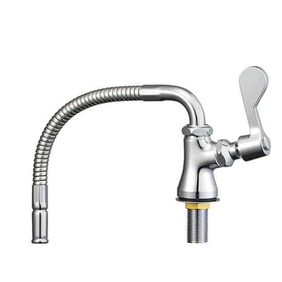 SANEI Kitchen Benry Vertical Swivel Pipe Length Mounting Hole Diameter Faucet, Type, Universal, 400mm, 22-27mm, A5380A4-13