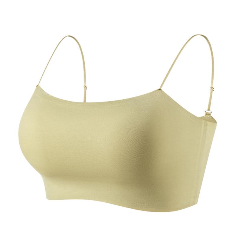 Minimalist Strapless Wire-Free Seamless Bandeau Bra
