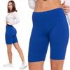 Gerippte Radhose mit hoher Taille Sportstrumpfhose MORAJ L/XL dunkelblau
