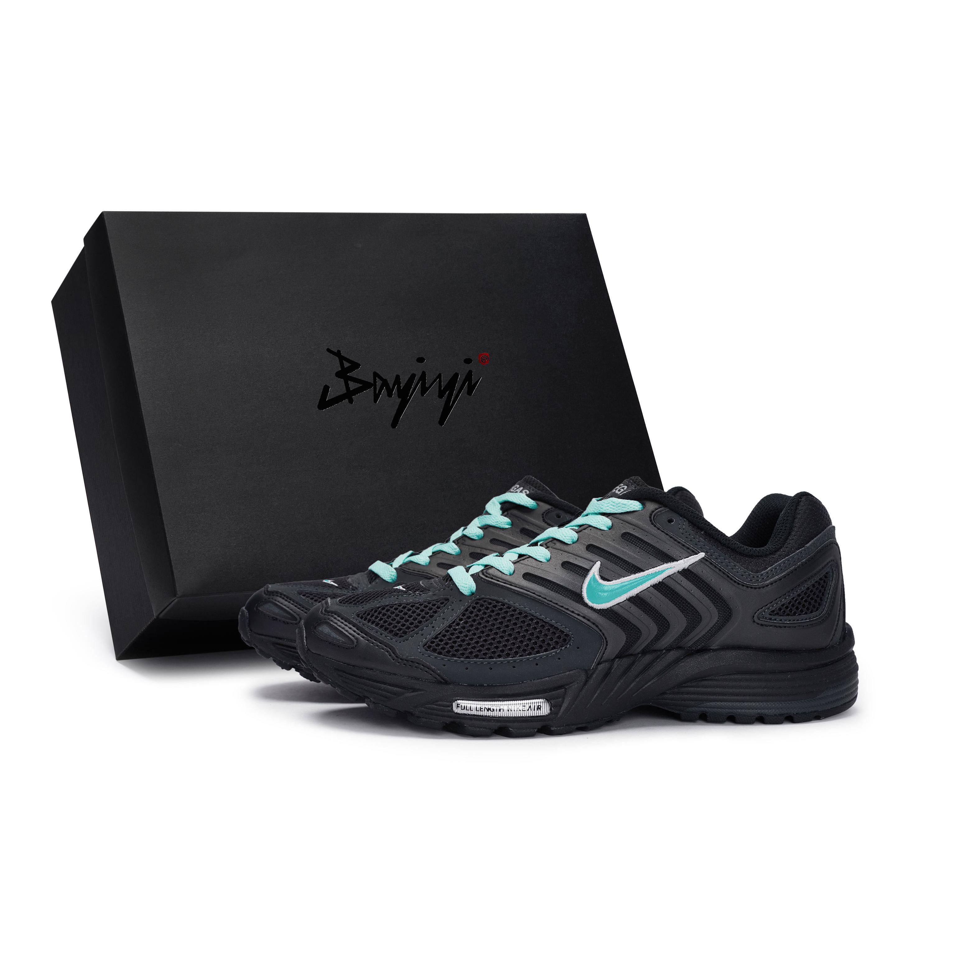 

Nike Air Pegasus 2K5 Slip Resistant Abrasion Resistant Low top Running Shoes Unisex Black Green HV1792-001(Team80-S-BOX) 35.5