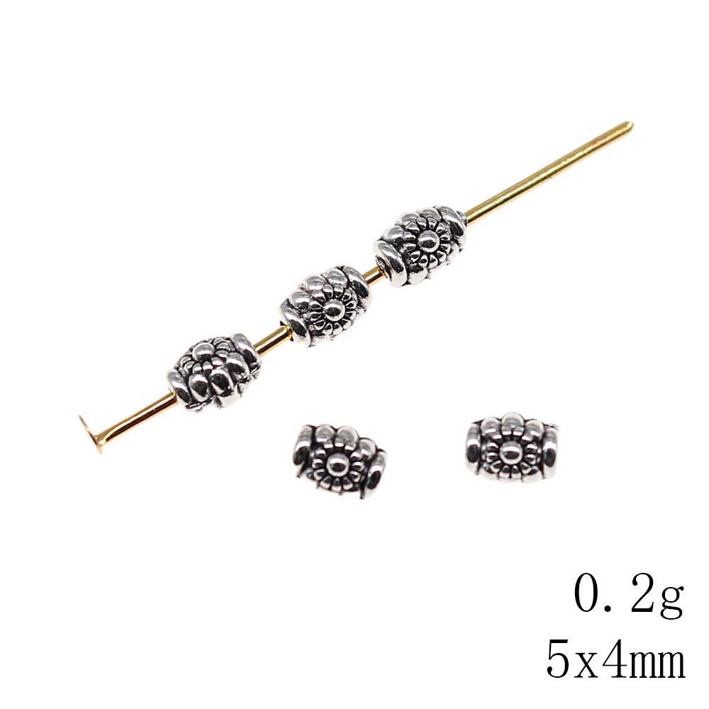 New Year's Day Jewelry Findings Small Torus Spacer Beads Accessories Parts Backpack Accessories