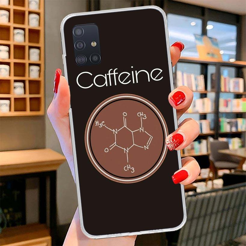 Coffee Wine Cup Cover Phone Case For Samsung Galaxy A12 A22 A32 A52 A72 A02S Phone Case Note 20 Ultra 10 S10 Plus A51 A71 A50S A