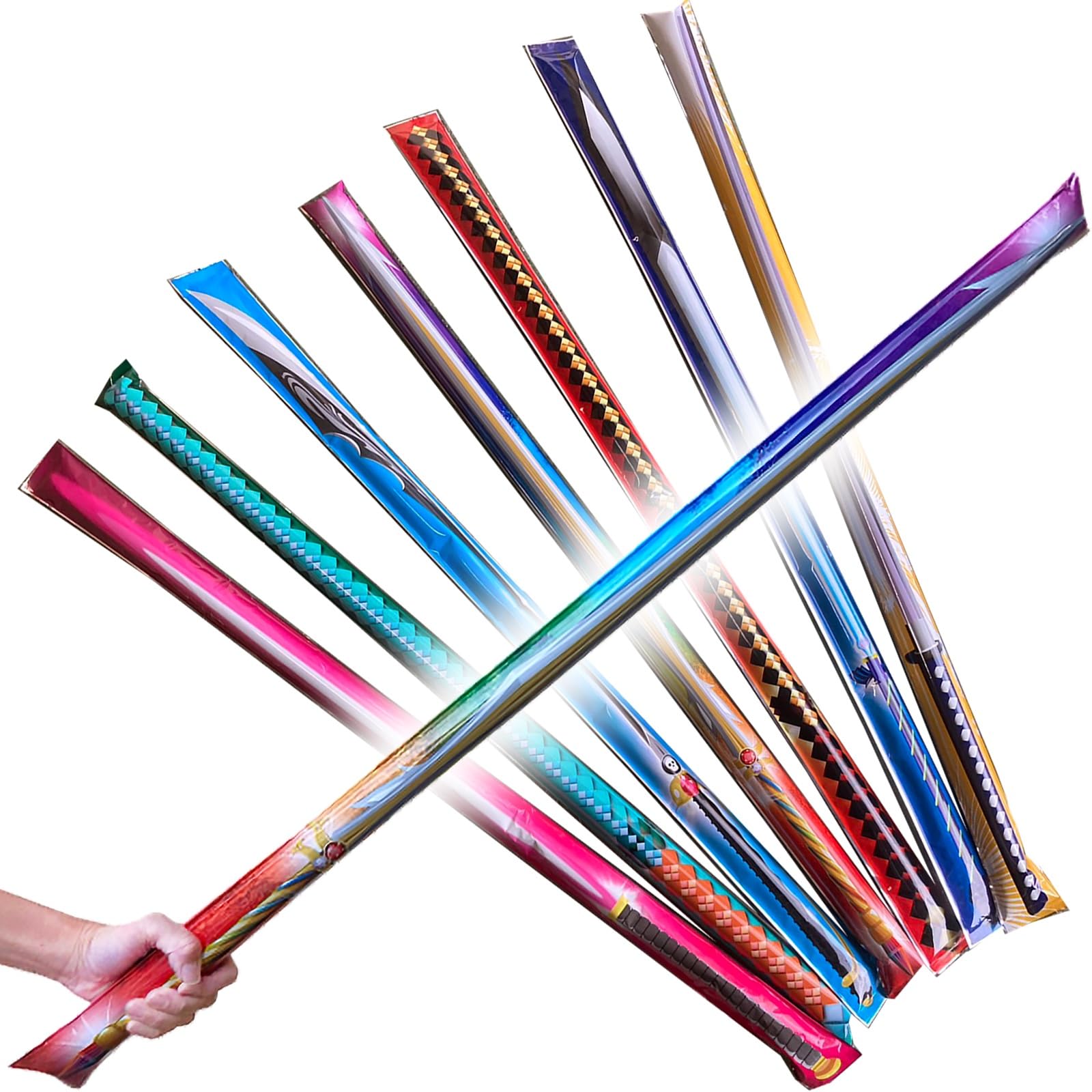 

Festival Prize Toy 25 Balloon Perfect as a prize assortment for and Inflatable Swords for Set All-Star Swords. festivals, fairs, preschools,