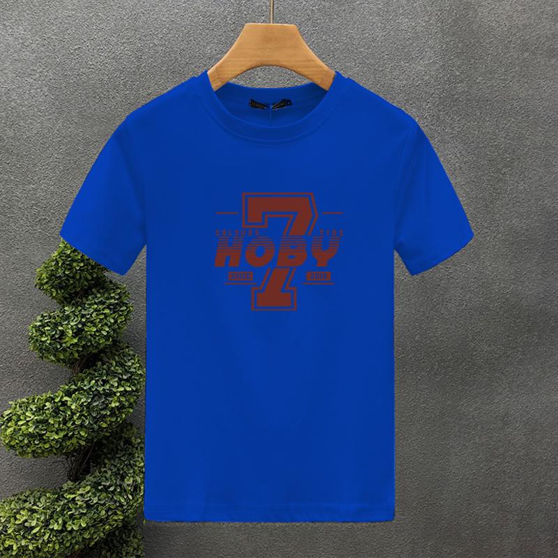 High Quality Luxury Brand 100% Cotton Design Letter 7Printing Tees Summer Harajuku For Men/Women Short Sleeve T-shirt Asian Size