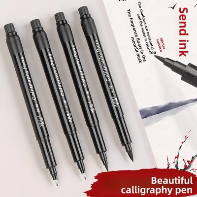 Refillable Student Calligraphy Pen for Hard-Tip Calligraphy Practice
