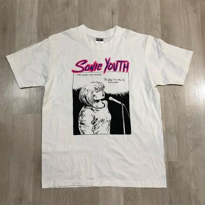 футболка с рок-тематикой L