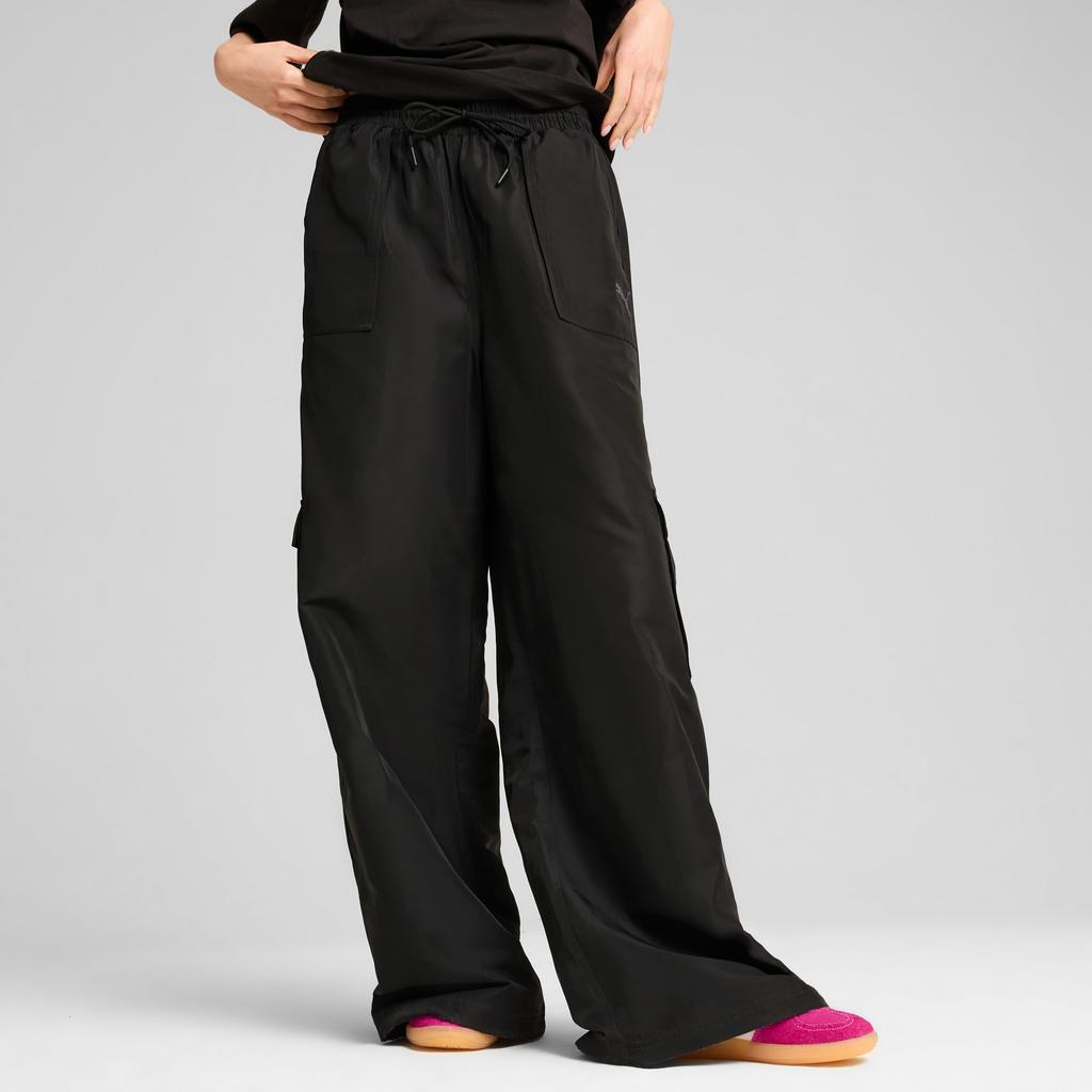 Puma Dare To FW24 Midnight Mo Fashion Loose Comfortable Casual Pants Women pants Black 630923-01
