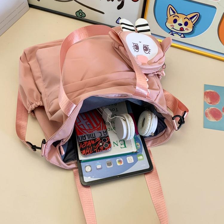 Harajuku Egg Party Student Cartoon Handheld Make-up Bag Large Capacity Girl Simple Shoulder Bag