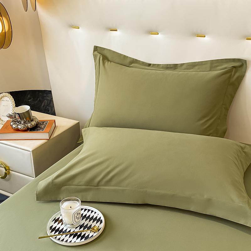 2025 Pure Cotton Brushed Pillowcase Pair, Washable 48x74cm, Home Pillow Cover