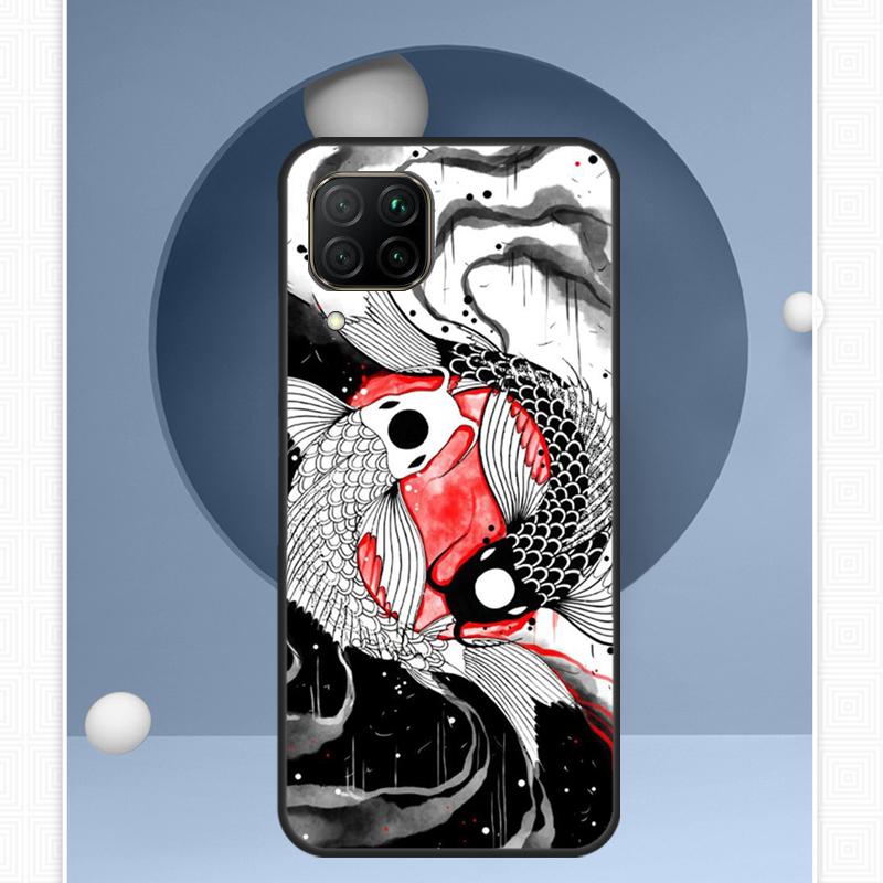 Koi-Fisch Yin Yang Für Huawei Nova 12i 12s 11i 8i Y91 Y60 Y70 Y72 Y90 Y61 9 10 SE P20 P40 Lite P30 P60 Pro Hülle