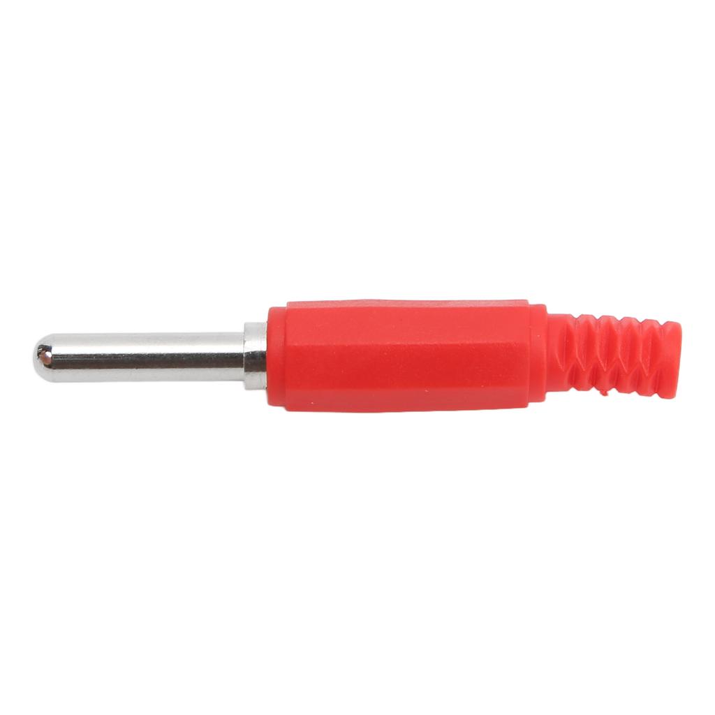 10pcs J.10023 4mm Banana Plug Professional Brass 4mm Male Banana Plug for Security Accessories