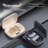 M74 Open-Ear Bluetooth Earphones - Noise Cancelling, Wireless Ear-Hook with Digital Display for Running and Sports