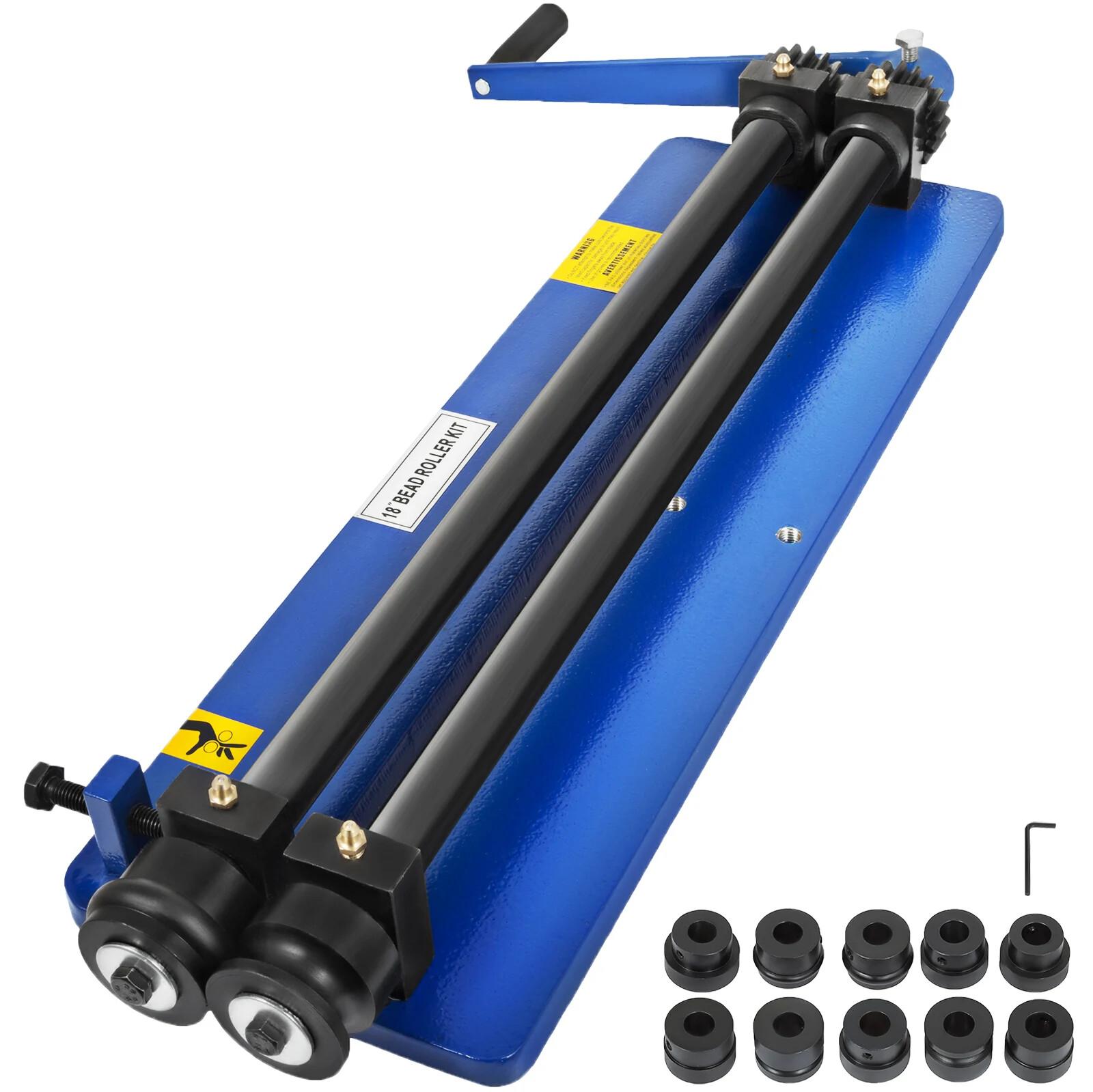6 Rulli Rullo Formatore Crimpatrice Macchina Crimpatrice Rotativa 460mm 18  1.2mm Macchina Slot di Pressatura blu