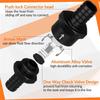 SXR-1/4 Inch 5/16 Inch 3/8 Inch 1/2 Inch Fuel Non-Return Inline One-Way Check Valve Suitable For (4 Pieces Black)