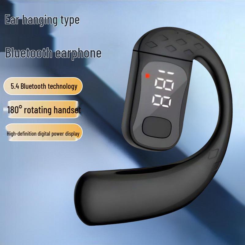 B01 Bluetooth Sports Earphones, Over-Ear & In-Ear, with Digital Display, Secure Fit, Universal for Both Ears