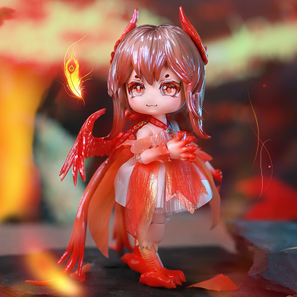 DBS  MAYTREE 14cm Ancient Beast Doll OB11 Doll BJD Collectible Animal Style Kawaii Toy Birthday Gift Series