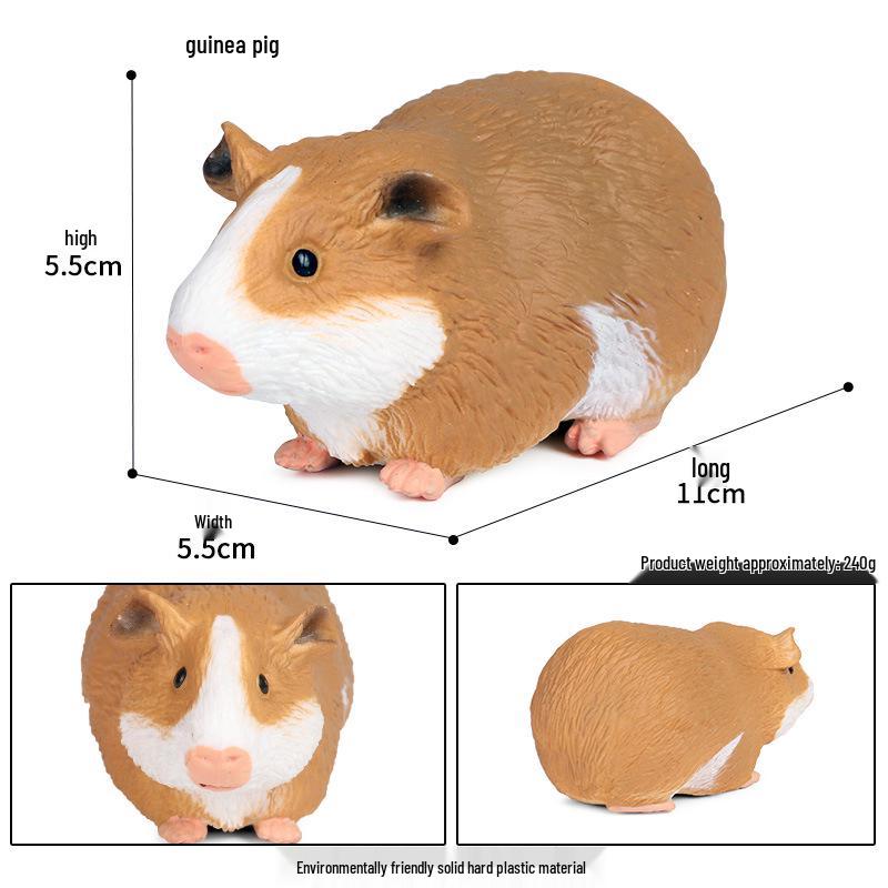 Simulation Animal Model Toys - Mouse, Marmot, Flying Squirrel, Naked Mole Rat, Squirrel, Weasel, Golden Hamster Ornaments