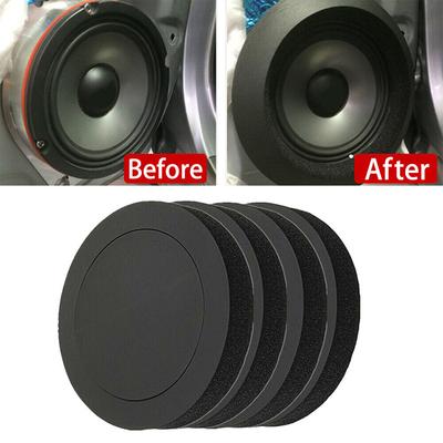 4Pcs Schaum 4 Zoll/5 Zoll/6,5 Zoll Auto Lautsprecher Ring Schalldichte Baumwolle Universal Fit
