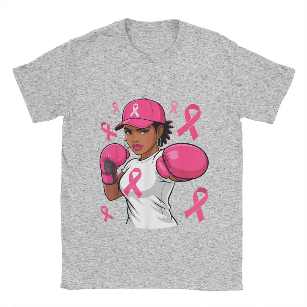 Fight Is Our Fight Breast Cancers  T Shirt Summer  Fashion T-Shirts Men Cotton O Neck Oversize Tees Short Sleeves Tops