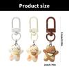 Fashionable Happy Cats Keychain Lovely Animal Backpack Pendant Small Key Hodler Accessory for Daily Use and Gifts