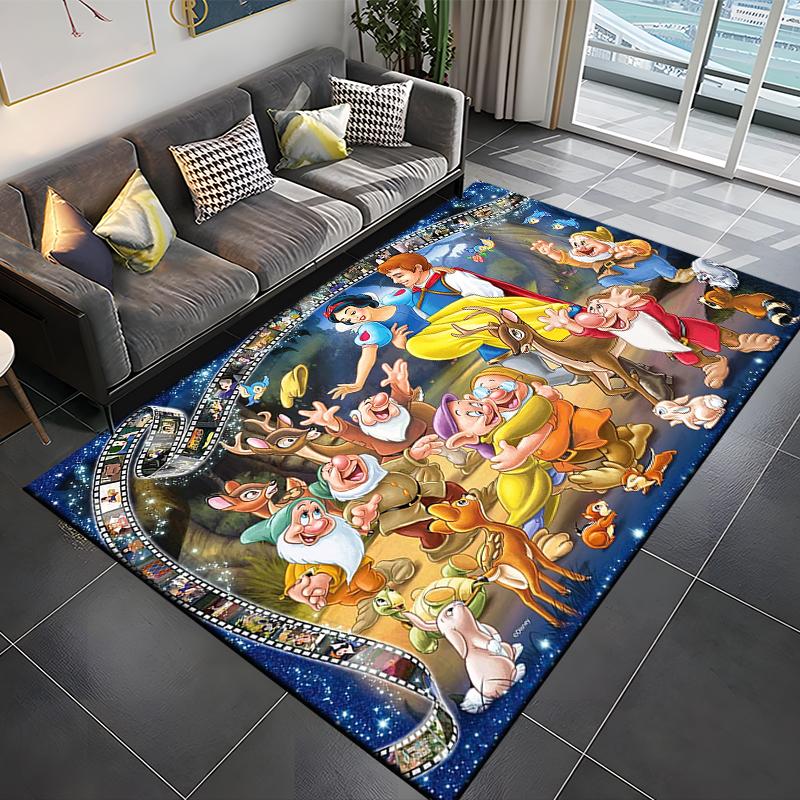 

Disney Snow White And The Seven Dwarfs Area Rugs Carpet for Home Living Room Children s Bedroom Sofa Doormat Kids Mats Potdemiel 80cm x 120cm